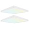 Luxrite 9 Inch Square LED Flush Mount Light 3 CCT Selectable 3000K-5000K 18W 1200LM Dimmable 2-Pack LR23595-2PK - alternate 1